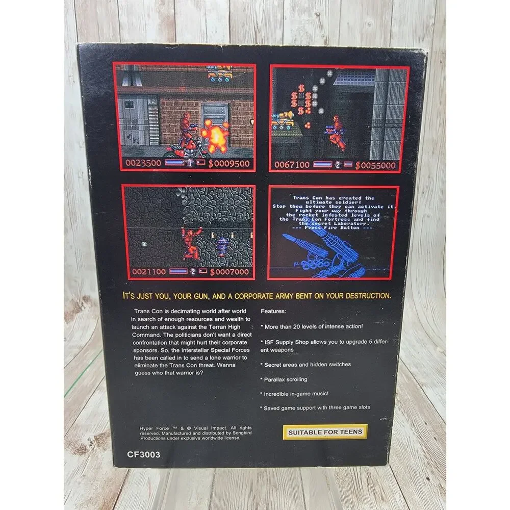 Hyper Force Atari Jaguar Complete In Box With Manual